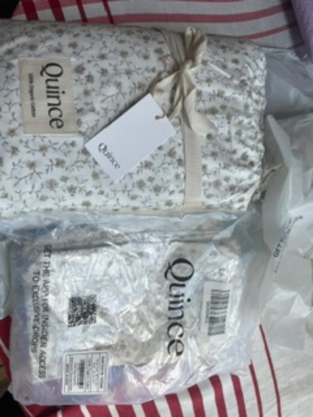 Quince Full/Queen Cotton Percale Duvet Set